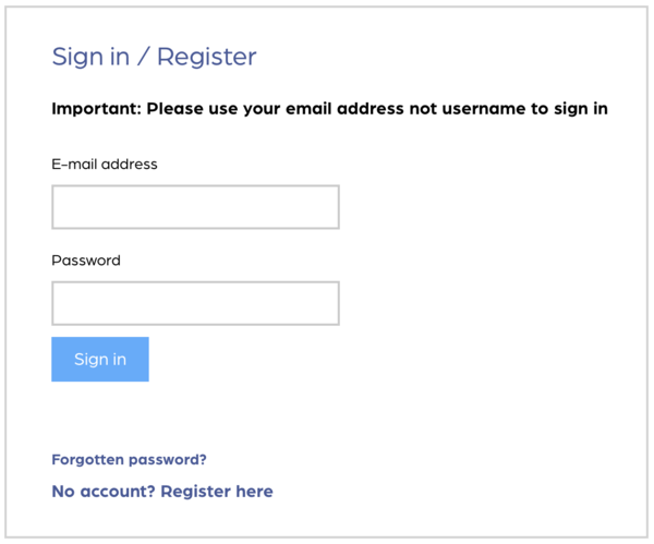 Sign in